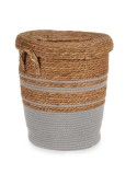 Cesto Marrone Grigio Alghe marine 36 x 43 x 36 cm (4 Unità)