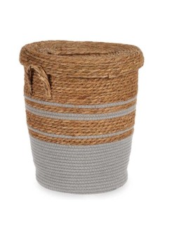 Cesto Marrone Grigio Alghe marine 36 x 43 x 36 cm (4 Unità)