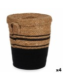 Cesto Marrone Nero Alghe marine 36 x 43 x 36 cm (4 Unità)