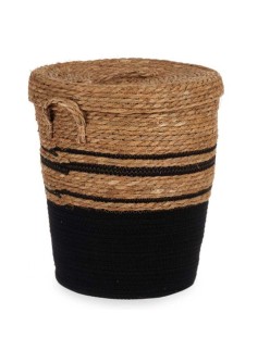 Cesto Marrone Nero Alghe marine 36 x 43 x 36 cm (4 Unità)
