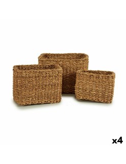 Set di Cesti Marrone (4 Unità)
