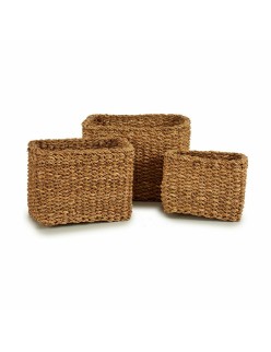 Set di Cesti Marrone (4 Unità)