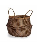 Cesta Decorativa Marrone Nero Juncus 8 L 36 x 30 x 36 cm (8 Unità)