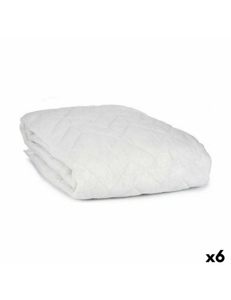 Protector de colchón Blanco 150 x 190 cm (6 Unidades)