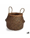 Cesta Decorativa Nero Naturale Juncus 8 L 31 x 38 x 31 cm (8 Unità)
