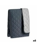 Cubre sofá Acolchado Gris Gris oscuro 290 x 200 x 0,5 cm (6 Unidades)