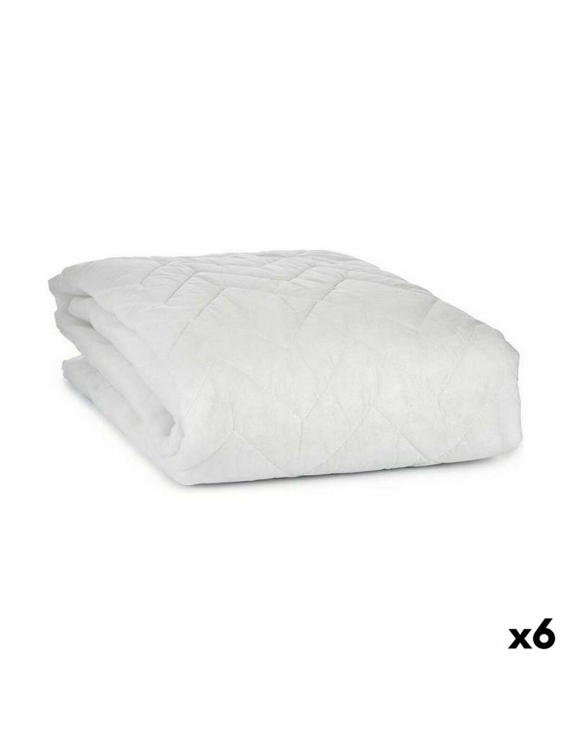 Protector de colchón Blanco 135 x 190 cm (6 Unidades)