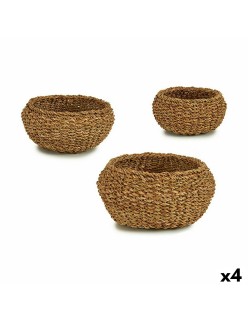 Set di Cesti Marrone (4 Unità)
