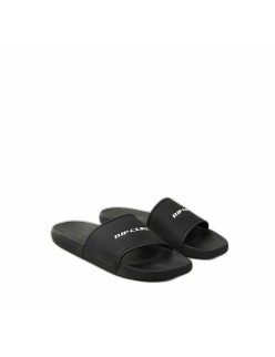 Men's Flip Flops Rip Curl Side Slide Open Toe Black