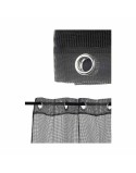 Curtain 140 x 260 cm Grille Black (6 Units)