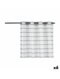 Tenda Righe Azzurro 140 x 0,1 x 260 cm (6 Unità)
