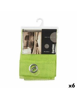 Curtain 140 x 260 cm Grille Green (6 Units)
