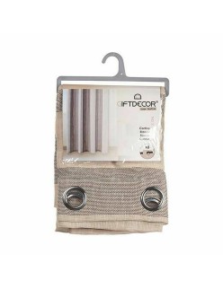 Tenda Beige Grigio 140 x 0,1 x 260 cm (6 Unità)