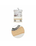 Cortina Riscas Castanho 140 x 0,1 x 260 cm (6 Unidades)