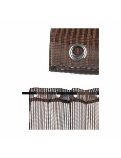 Curtain 140 x 260 cm Brown (6 Units)