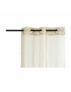 Curtain 140 x 260 cm Beige (6 Units)