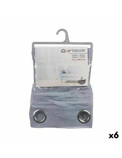 Tenda Azzurro 140 x 0,1 x 260 cm (6 Unità)