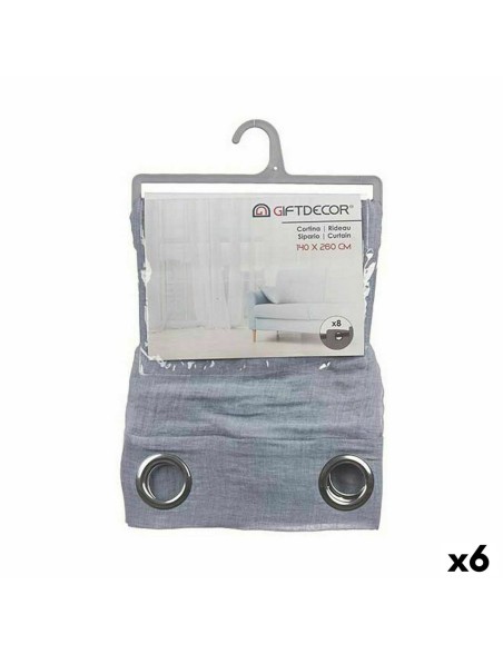 Tenda Azzurro 140 x 0,1 x 260 cm (6 Unità)