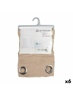 Tenda Beige 140 x 0,1 x 260 cm (6 Unità)