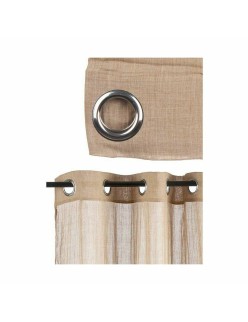 Cortina Beige 140 x 0,1 x 260 cm (6 Unidades)