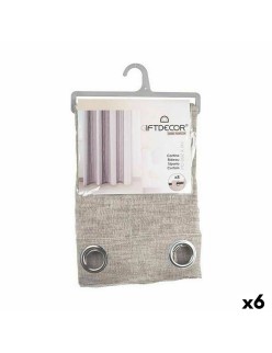 Curtain Brown 140 x 0,1 x 260 cm (6 Units)