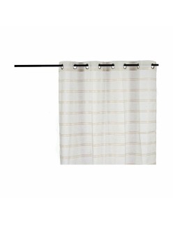 Cortina Riscas Bege 140 x 0,1 x 260 cm (6 Unidades)