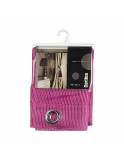 Curtain 140 x 260 cm Grille Fuchsia (6 Units)