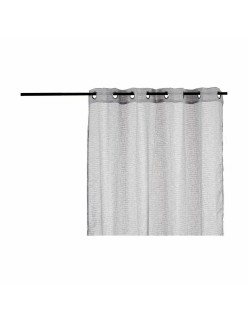 Cortina Cinzento claro 140 x 0,1 x 260 cm (6 Unidades)