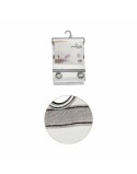 Curtain Stripes Grey 140 x 0,1 x 260 cm (6 Units)