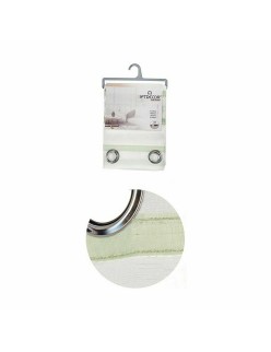 Cortina Riscas Verde 140 x 0,1 x 260 cm (6 Unidades)