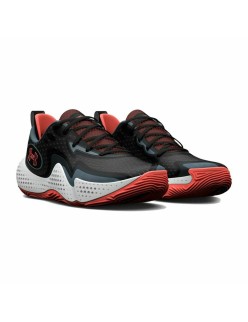Sapatilhas de Basquetebol para Adultos Under Armour Spawn 5 Preto
