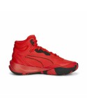 Sapatilhas de Basquetebol para Adultos Puma Playmaker Pro Mid Vermelho