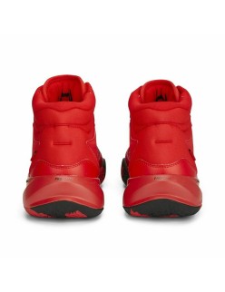 Basketball Shoes for Adults Puma Playmaker Pro Mid Red