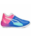 Sapatilhas de Basquetebol para Adultos Puma Rise Cor de Rosa Azul