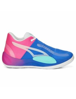 Basketball Shoes for Adults Puma Rise Pink Blue