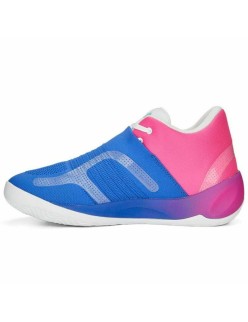 Sapatilhas de Basquetebol para Adultos Puma Rise Cor de Rosa Azul