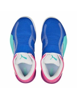 Sapatilhas de Basquetebol para Adultos Puma Rise Cor de Rosa Azul