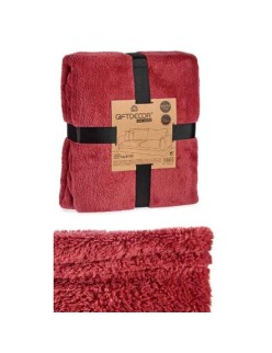 Coperta Rosa scuro 125 x 0,5 x 150 cm (12 Unità)