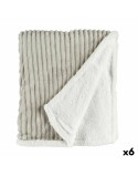 Manta Blanco Gris 200 x 150 x 1,5 cm (6 Unidades)