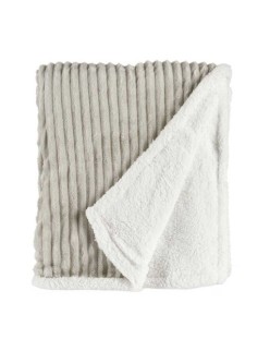 Manta Blanco Gris 200 x 150 x 1,5 cm (6 Unidades)