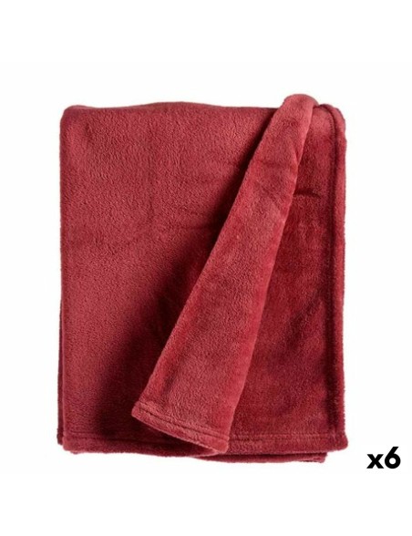 Blanket Dark pink 150 x 0,5 x 200 cm (6 Units)