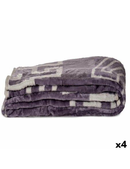 Blanket Grey 220 x 240 x 0,5 cm (4 Units)