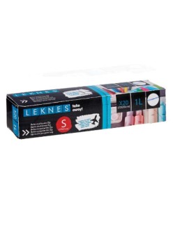 Set de Bolsas Reutilizables para Alimentos Leknes 190939000481 Transparente Polietileno 1 L 20 x 17 cm ziplock (21 Unidades)