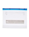 Set de Bolsas Reutilizables para Alimentos Leknes 190939000481 Transparente Polietileno 1 L 20 x 17 cm ziplock (21 Unidades)