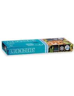 Ensemble de sacs alimentaires réutilisables Leknes 190939000479 Bleu Polyéthylène 3 L 25 x 30 cm ziplock (20 Unités)