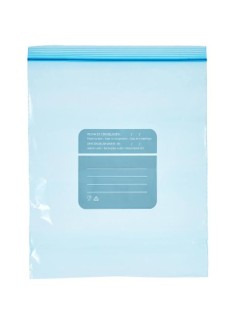 Set de Bolsas Reutilizables para Alimentos Leknes 190939000479 Azul Polietileno 3 L 25 x 30 cm ziplock (20 Unidades)