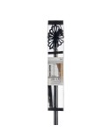 Curtain Bar Extendable Black Iron 5 x 178 x 5 cm (8 Units)