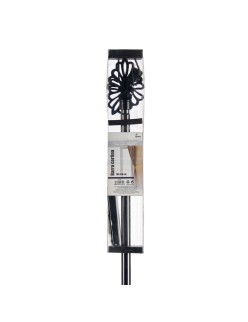 Curtain Bar Extendable Black Iron 5 x 178 x 5 cm (8 Units)