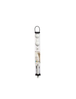 Curtain Bar Extendable White Iron 5 x 122 x 5 cm (8 Units)