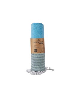Foulard multi-usages 160 x 200 cm Bleu (12 Unités)